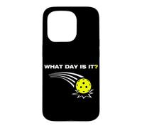 Custodia per iPhone 15 Pro What day is it? Divertente giocatore di pickleball