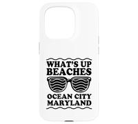 Custodia per iPhone 15 Pro Whats Up Spiagge Ocean City Maryland Corrispondenza Ocean City