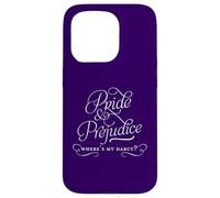 Custodia per iPhone 15 Pro "Where's My Darcy?" Jane Austen - Pride and Prejudice