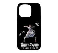 Custodia per iPhone 15 Pro White Crane/L'eredità di Fang Chi/Manga Style Design