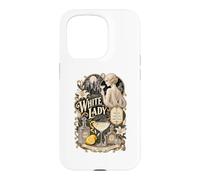 Custodia per iPhone 15 Pro White Lady - Elegante cocktail di mezzanotte
