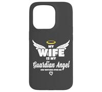 Custodia per iPhone 15 Pro Wife Is My Angel She Watches Over Me In Memory