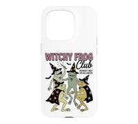 Custodia per iPhone 15 Pro Witchy Frog Club Midnight Only On Halloween Frog Coven
