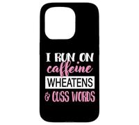 Custodia per iPhone 15 Pro Womens Caffiene & Words Wheaten Terrier Dog Lover