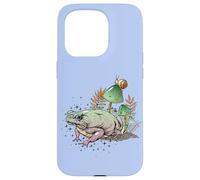 Custodia per iPhone 15 Pro Womens Girls Cottagecore Magical Frog Toad Snail Goblincore