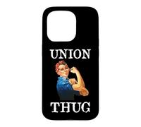 Custodia per iPhone 15 Pro Womens Girls Rosie The Riveter Pro Union Thug