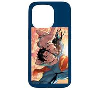 Custodia per iPhone 15 Pro Wonder Woman and Superman Flying Selfie