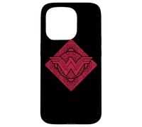 Custodia per iPhone 15 Pro Wonder Woman Movie Logo With Geometric Suns