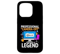 Custodia per iPhone 15 Pro Work From Home Professional Camera Off Legend Humor
