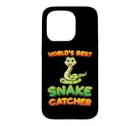 Custodia per iPhone 15 Pro Worlds Best Snake Catcher Snake Hunter Pit Viper Snake Lover