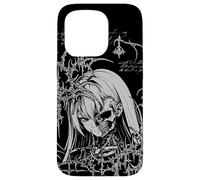 Custodia per iPhone 15 Pro Y2K Grunge Anime Goth Alt Sigilism Japanese Zombie Graphic