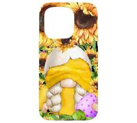 Custodia per iPhone 15 Pro Yellow Gnome In Easter Chick Costume For Sunflower Lovers