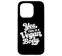 Custodia per iPhone 15 Pro Yes This Is A Vegan Body
