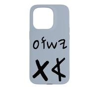 Custodia per iPhone 15 Pro Yeshua Aleph Tav Gesù Primo Ultimo in Ebraico Paleo (nero)