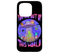 Custodia per iPhone 15 Pro You Are Cosmic Alien UFO Graphic Design