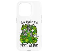 Custodia per iPhone 15 Pro You Make Me Feel Alive Plant Lover Scheletro Giardiniere gotico