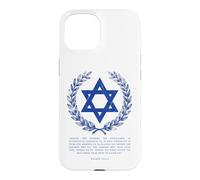 Custodia per iPhone 15 Psalms 122:6-9 Star of David Israel Bible Verse Greek