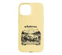 Custodia per iPhone 15 Qualunque cosa Unbothered Cottagecore Otter Humor