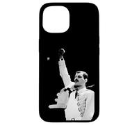 Custodia per iPhone 15 Queen Live Magic Tour Freddie Mercury Wembley '86