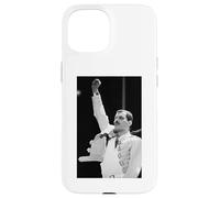 Custodia per iPhone 15 Queen Magic Tour dal vivo Freddie Mercury Wembley '86