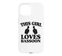Custodia per iPhone 15 Questa ragazza ama fagotto due pollici