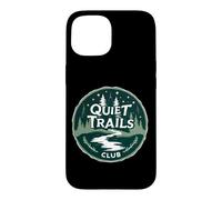 Custodia per iPhone 15 Quiet Trails Club Trekking Lento Natura Calma