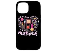 Custodia per iPhone 15 Ragazza MUA Make Up Addict Bellezza per ciglia Trucco
