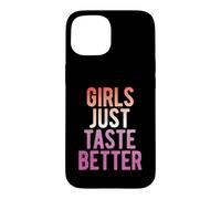 Custodia per iPhone 15 Ragazze Solo Taste Better - Divertente Lesbiche Orgoglio Bandiera Colori