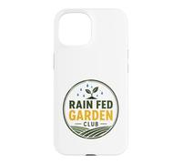 Custodia per iPhone 15 Rain Fed Garden Club Amanti della comunità e del giardinaggio nel cortile