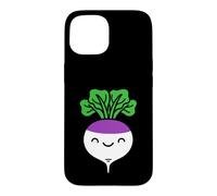 Custodia per iPhone 15 Rapa vegetali divertenti alimenti alimentari semplice rapa