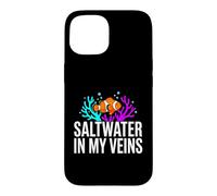Custodia per iPhone 15 Reef Tank Aquarist Saltwater In My Veins