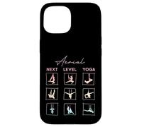 Custodia per iPhone 15 Regali di yoga aereo, sete aeree, sete amaca, sottosopra