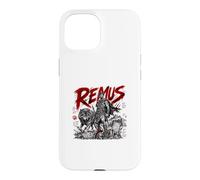 Custodia per iPhone 15 Remus Guerriero Con Lupo Duo Fratres Una Urbs