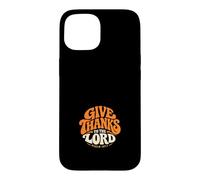 Custodia per iPhone 15 Rendete grazie al Signore Salmo 107:1 Retro Christian