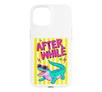 Custodia per iPhone 15 Retro Alligator Occhiali Da Sole Dopo Mentre
