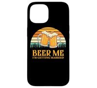 Custodia per iPhone 15 Retro Beer Me Getting Married Funny Drinking Team Beer Lover