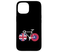 Custodia per iPhone 15 RIDE UK, design per appassionati di ciclismo su strada e città