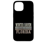 Custodia per iPhone 15 Rifugio invernale retrò Florida