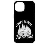 Custodia per iPhone 15 Ritiro nella foresta per l'anima