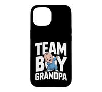 Custodia per iPhone 15 Rivelazione del Baby Shower di Team Boy Grandpa