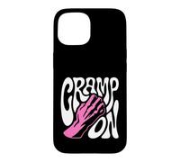 Custodia per iPhone 15 Rock Climbing Cramp On Bouldering Climber Pun