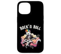 Custodia per iPhone 15 Rock'n Roll Boys Cat Rockstar, Punk Goth Band, Kids Boys