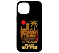 Custodia per iPhone 15 Roma Piazza di Santa Maria in Trastevere Quartieri Romani