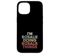 Custodia per iPhone 15 Rosalie Name Rosalie Personalized Name First Given