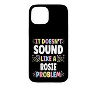 Custodia per iPhone 15 ROSIE Personalized Women's Gift Custom ROSIE