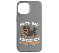 Custodia per iPhone 15 Rotti Dad, come un normale papà solo più figo - Rottweiler Dog