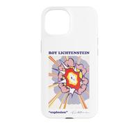 Custodia per iPhone 15 Roy Lichtenstein Explosion, grafica pop art retrò