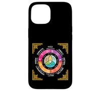 Custodia per iPhone 15 Ruota dell'anno Occulto Wicca Annual Circle Eight Sabbat