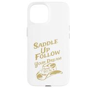 Custodia per iPhone 15 Salta in sella e segui il tuo sogno non moll