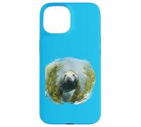 Custodia per iPhone 15 Salva il lamantino e mostra il tuo amore per le mucche di mare
